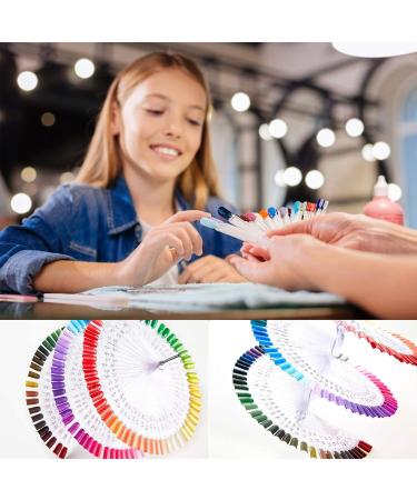 Buy SunshineFace Nail Spiral Display Stand - 120pcs Artificial Nail Tips & Manicure Tools | International Shipping Available - Buy Online on GoSupps.com