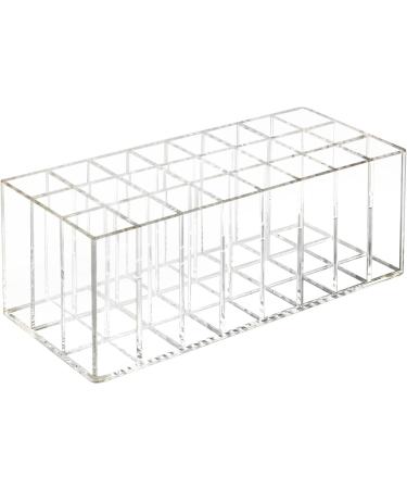 Discoball Lip Gloss Makeup Organizer - Stylish Acrylic Lipstick Storage Box with 24 Compartments | Ideal Cosmetic Storage Solution - Buy Online on GoSupps.com