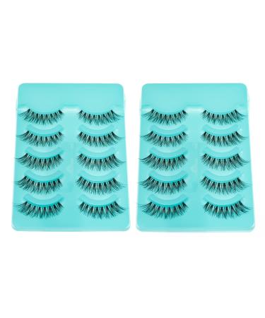 Kenzie Beauty Multipack Demi Wispies False Lashes - 10 Pairs, Clear Thin Band, Eyelash Pack 120 - Buy Online on GoSupps.com