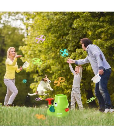 Sitodier Fly Slice Launcher Toy - Flying Saucer Outdoor Toy for Kids Aged 3-12 | Engaging Pressing & Catching Activity for Young Girls - Buy Online on GoSupps.com