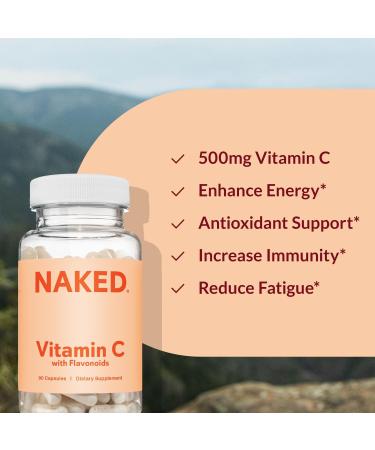 Naked Iron + Vitamin C Bundle High-Potency Supplement for Deficiency Energy Support Red Blood Cell & Daily Antioxidant Immune Support 65 mg Iron (60 Caps) + 500 mg Vitamin C (90 Caps) - Buy Online on GoSupps.com