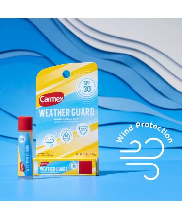 Carmex Weather Guard Lip Balm Stick SPF 30 - 0.15 Oz (2 Pack) - Buy Online on GoSupps.com
