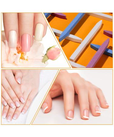 Pumice Stone Nail Care Set - 12-Piece Nail File and Cuticle Pusher Kit for Salon Quality Nail Buffing at Home - Buy Online on GoSupps.com