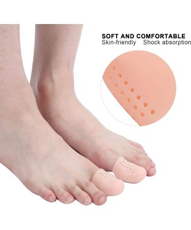 10 Pairs SEBS Big Toe Protector - Reusable Bunion Pads & Toe Separator (Light Skin Color) | International Shipping Available - Buy Online on GoSupps.com