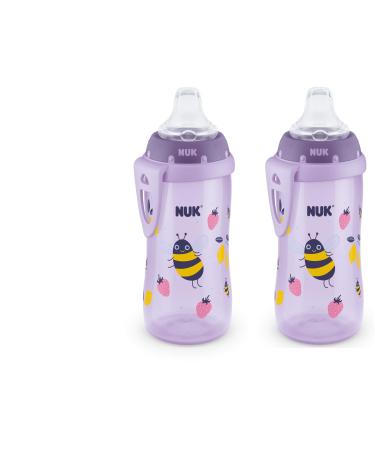NUK Ladybug Silicone Spout Active Cup 10-Ounce (2 Pack)