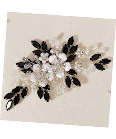 minkissy pearl flower comb Bride hair side comb Wedding hair comb hair combs for wedding flower hair decor wedding rhinestones bridesmaid halloween hair Halloween - Buy Online on GoSupps.com
