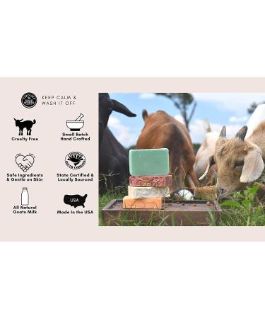 Carolina Soap Works Blackberry Vanilla Goat's Milk Soap | Handmade Organic Artisan Soap 5oz | Ideal for Dry Skin & Eczema - Buy Online on GoSupps.com