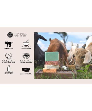 Carolina Soap Works Watermelon Scented Goat Milk Soap Bar (1 Pack) - All-Natural, Handmade in USA, Organic, Cruelty-Free - Artisanal Aloe Soap for Psoriasis, Eczema & Sensitive Skin - 5 Ounce Bar - Buy Online on GoSupps.com