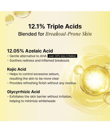 Ooznary Azelaic Micro Oil Blender 37 Serum + Vita 3 ACE Fixer Toner to Soothe Breakouts with Azelaic Acid 12% + Vitamins A C E & Centella 3.04 fl oz l 90ml - Buy Online on GoSupps.com