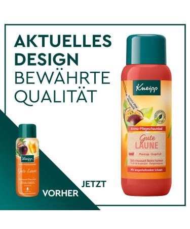 Kneipp Aroma Care Foam Bath Good Mood - Passion Fruit & Grapefruit 400ml | International Shipping Available - Buy Online on GoSupps.com