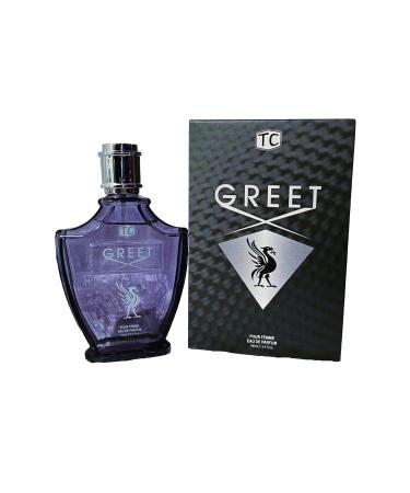 GREET COLOGNE Cologne for Men Eau De Toilette (Inspired by Creed) 3.4oz/100ml Natural Spray Long Lasting