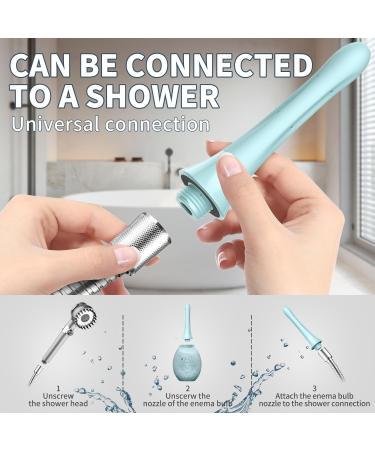 Analdschusche Enema - 245ml Intestinal Cleaning Irrigator | Anti-Return & Filter Shower Hose Connector - Buy Online on GoSupps.com