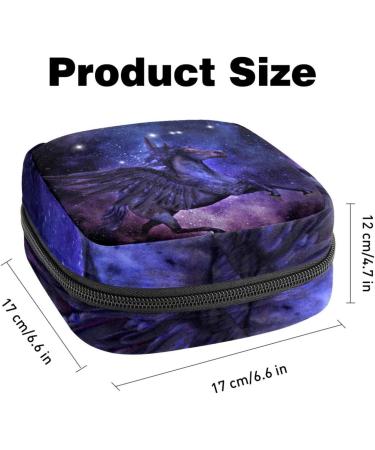 Portable Women's Binding-Up Bags | Menstrual Cup Pocket & Pads for Teens | Galaxy Horse Constellation Design - Buy Online on GoSupps.com