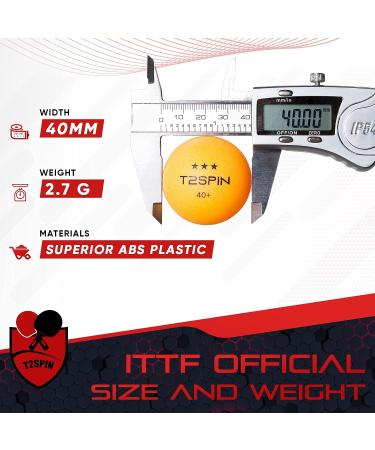 T2Spin Premium Ping Pong Gear - Table Tennis Set with 12 Balls | Ping Pong Accessories & Equipment - Buy Online on GoSupps.com