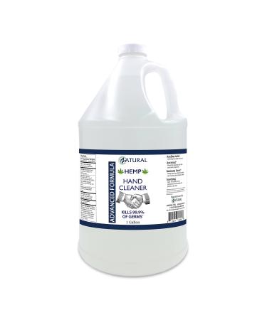 Hand Sanitizer Gel - Bulk Refill Size - 62% Alcohol - Hemp Essential Oil Synergy - NDC Registered (Gallon)