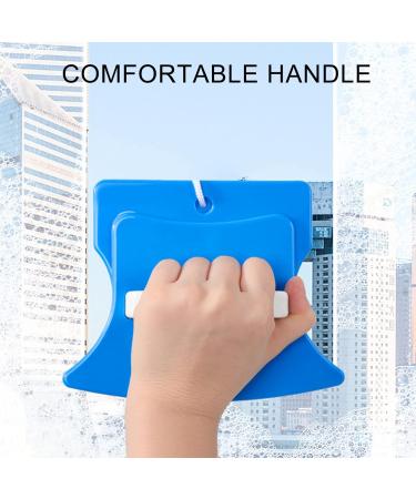 LTLJX Double-Side Magnetic Glass Cleaner with 360 Degree Rotation Head and Stainless Steel Extension Pole Home Cleaning Wiper for High-Rise Windows 5-36cm Green - Buy Online on GoSupps.com