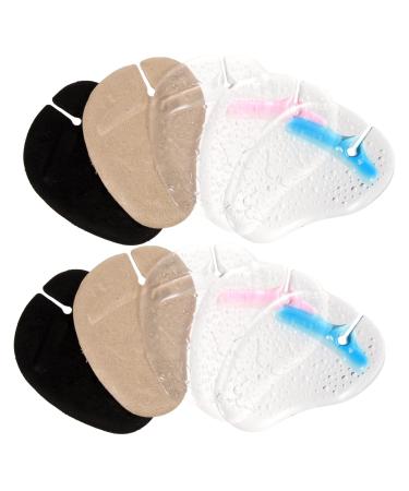 5 Pairs Palm Rest Sandals Foot Pads Blue Sandals Blue Sandles Metatarsal Pad Toe Cushions for Relief Ball of Foot Comfy Foot Grip Pads Comfier Non-Slip Slippers Gel