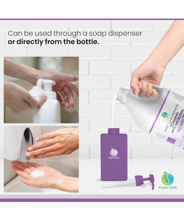 AntiMicrobial Hand Soap 64 oz - Sweet Lavender Rose Gentle Foaming Liquid Hand Soap Refill Antibacterial - Moisturizing Long Lasting Freshness & Safe for Skin Sweet Lavender Rose 1 Count (Pack of 1) - Buy Online on GoSupps.com