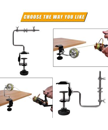 AGOOL Portable Fishing Line Winder Spooler - Adjustable Spinning Reel Spooling Station for Home, Boats - Multifunctional Stable Spooler Machine - Buy Online on GoSupps.com