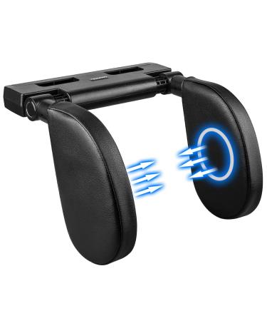 Buy Aidodo Adjustable Neck Pillow Car Headrest for Children - Leather Side Support with Telescopic Rod & Sliding Clips - Comfortable Travel Accessory - Buy Online on GoSupps.com