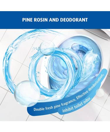 AIR U+ 12 Pcs Toilet Bowl Tablets  Toilet bowl Cleaner tablets for Descaling & Deodorizing  Efficient Cleaning Toilet Tank Cleaner tablets  Slow-Release Technology Long-lasting 300 brushes per pc  Mild Fresh Pine Scent 1.  - Buy Online on GoSupps.com