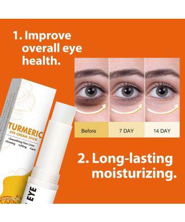  JASUBAI Anti Aging Eye Cream with Turmeric Retinol Under Eye Moisturizing Lotion Swelling & Under Eye Bags Under Eye Moisturizing Stick Under Eye Puffiness Lotion (1 - Buy Online on GoSupps.com