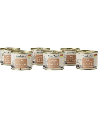 Venandi Animal Premium Wet Cat Food Trial Package - 6x400g & 6x200g - Chicken Duck Beef Turkey - International Shipping Available - Buy Online on GoSupps.com