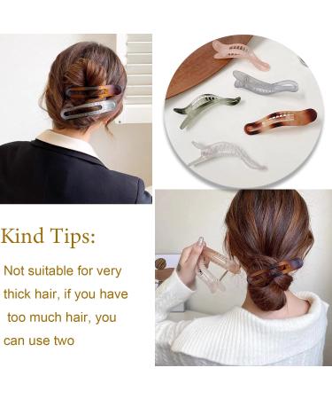 5 Color Hair Claw Clips for Thin Hair - Strong Hold Styling Accessory for Women & Girls - 5 Count Pack - Buy Online on GoSupps.com