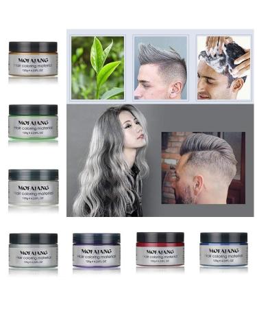 Mofajang Hair Wax Dye Styling Cream Mud - Purple | Washable Temporary Natural Hairstyle Color Pomade - Buy Online on GoSupps.com