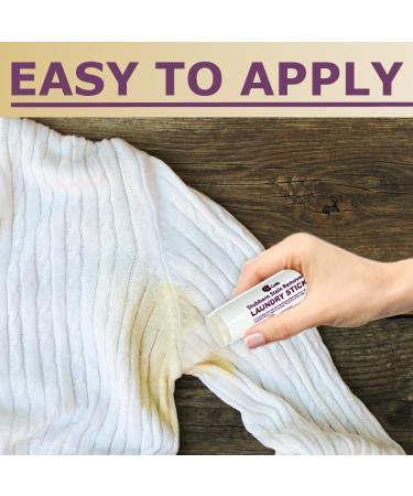 Top Laundry Stain Remover Stick - Pre Wash Spot Cleaner for All Fabrics | Grease Blood Coffee & More | Travel-Friendly 3 Pack - Buy Online on GoSupps.com
