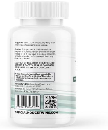 DAMN GOOD The Hodge Twins Prostate Guard - 90 Capsules Guard Vitality Complex Comfort Blend for Nighttime Routine Restful Rhythm - Men's Supplements for Health Supports Relaxation - Buy Online on GoSupps.com