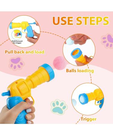 BGTLJKD 100-Piece Interactive Cat Toy Balls - Plush Noiseless Balls for Kittens & Cats | Perfect for Indoor Play & Training - Buy Online on GoSupps.com