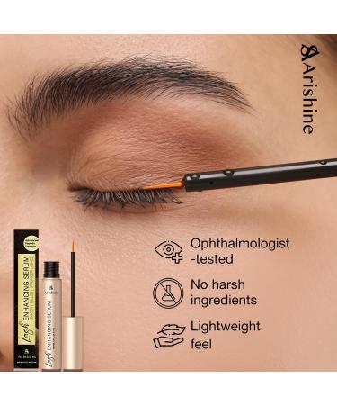 Eyelash Growth Serum Lash & Brow Serum: Peptide Lash & Brow Enhancer for Fuller Longer-Looking Lashes & Brows Ginseng & Amino Acids 3 mL Champagne - Buy Online on GoSupps.com