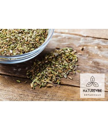 Naturevibe Botanicals Organic Fennel Seed Powder 1lb - Premium Foeniculum Vulgare Powder - Buy Online on GoSupps.com