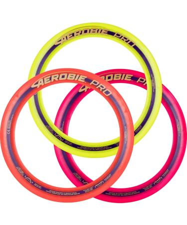Aerobie 13" Pro Ring - Set of 3 (Colors may vary)