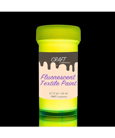 Fabric Neon UV Paint Set - 8 Fluorescent Black Light Colors - 20ml each - Buy Online on GoSupps.com