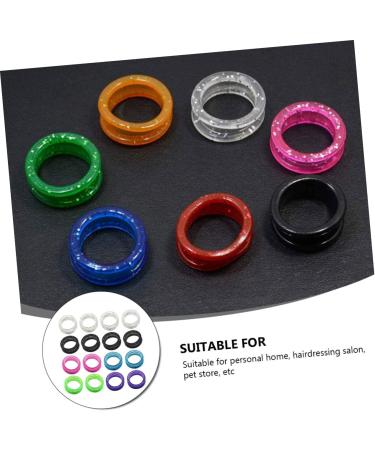 ABOOFAN 48-Pack Silicone Ring Accessories for Hairdressing Scissors - Finger Ring Inserts for Pets & Cosmetics - Buy Online on GoSupps.com