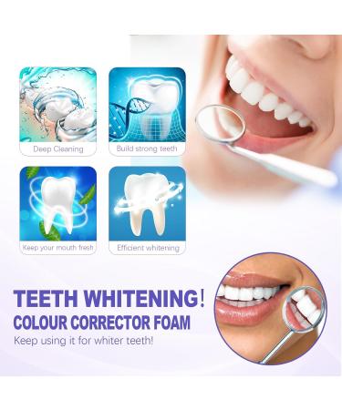 KLYso Foaming Teeth Whitening Toothpaste - Remove Tartar & Stains Freshen Breath Whiten Teeth(2PCS) - Buy Online on GoSupps.com