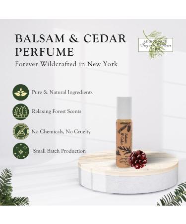 ADK Balsam & Cedar Artisan Perfume Roller .33 oz (10 mL) Natural Hypoallergenic & Clean Perfume for Women & Men with Notes of Bergamot Balsam Fir Cedarwood & Cedar Leaf 0.33 Ounce (10 mL) - Buy Online on GoSupps.com