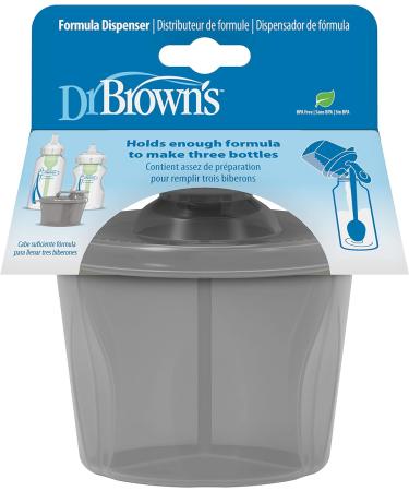 Dr. Brown's Grey Milk Powder Dispenser - Convenient Feeding Solution - Buy Online on GoSupps.com