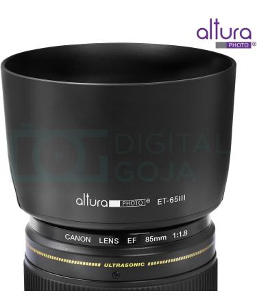 Canon ET-65III Replacement Lens Hood for Canon EF 85mm f/1.8, EF 100mm f/2.0, EF 135mm f/2.8 SF, EF 100-300mm f/4.5-5.6 USM - Altura Photo - Buy Online on GoSupps.com