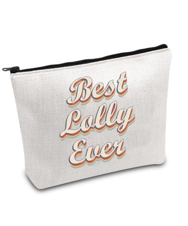 Lolly Gift Grandmother Gift Mother's Day Gift Lolly Makeup Bag Best Lolly Ever Birthday Gift for Grandma (Lolly UK)