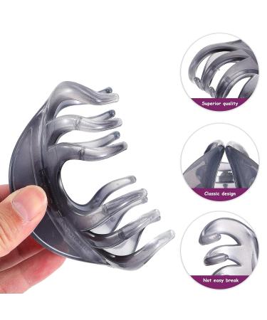 Beaupretty 2pcs Octopus Clip Large Hair Claw Clips - No-Slip Grip Acrylic Hair Jaw Clips Grey - Buy Online on GoSupps.com
