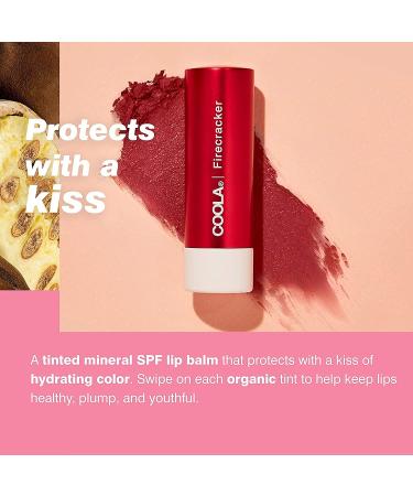 COOLA Organic Tinted Lip Balm - SPF 30 Mineral Sunscreen for Daily Protection | Broad Spectrum Lip Care - Buy Online on GoSupps.com