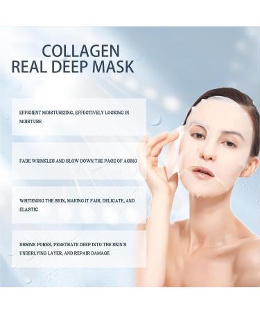Skinglo Biocollagen Deep Mask | Hydrating Glow & Anti-Aging Facial Sheet Mask | 1 Box Collagen Boost - Buy Online on GoSupps.com