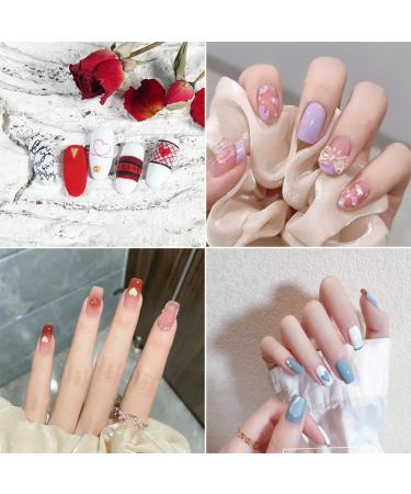 Heart Nails Art Stamping Plate Set - Stainless Steel DIY Love Heart Nail Kit for Party Manicures - Buy Online on GoSupps.com