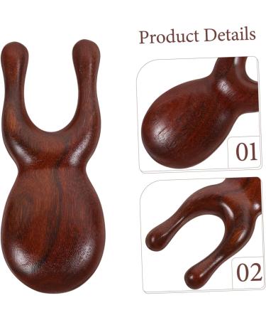 Anneome Massage Device Nose Roll - Gua Sha Facial Tool & Eye Cream Applicator for Nose Lifting & Eye Massage | Sandalwood Travel Curly Kamm - Buy Online on GoSupps.com