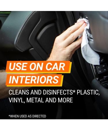Armor All 24 Disinfectant Wipes Citrus Scent Cleans and Disinfects All Car Surfaces In One Step Kills 99.99% of Bateria and Virus Freshness Lock Ideal For Car Detailing - Buy Online on GoSupps.com