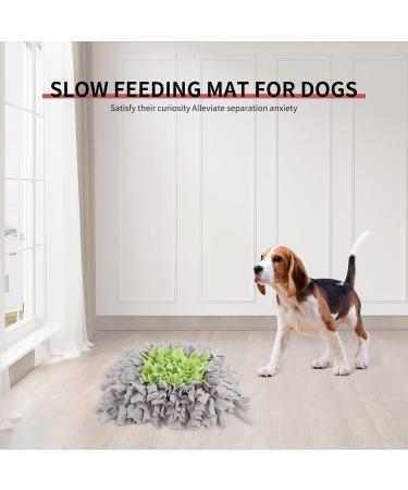 IEUMLER Sniffing Carpet for Dogs & Cats - Smell Training Mat (45x45cm Gray & Green) - Enhance Pet Training & Enrichment - Buy Online on GoSupps.com