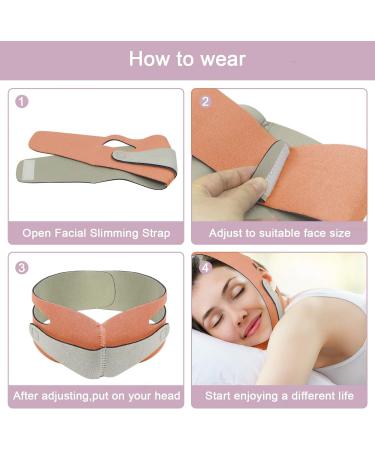 FERNIDA Double Chin Reducer Face Slimming Strap Lifting Belt V Line Face Lift Up Band Anti Wrinkle Eliminates Sagging Chin Strap Face Shaper Band Ca-orange - Buy Online on GoSupps.com
